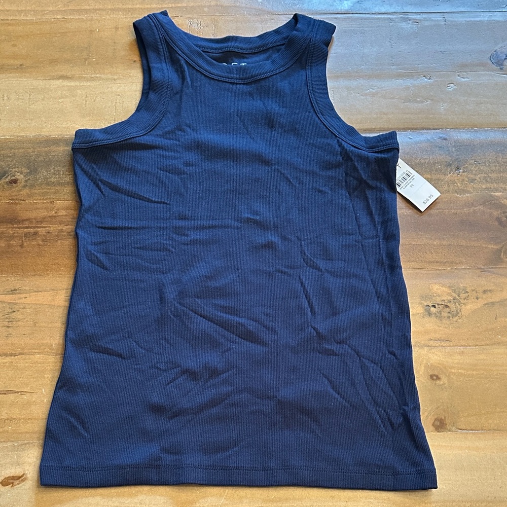 LOFT Navy Tank Top